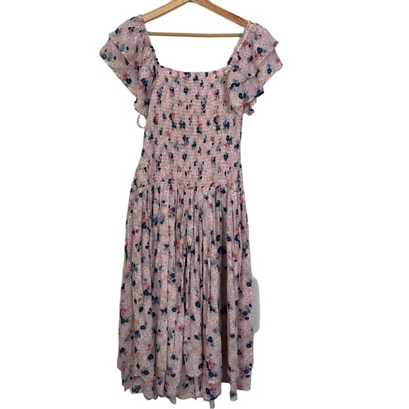 Hatch Maternity Smocked Floral Dress Size XS  In Spring Floral Bloom NWT - Picture 7 of 15